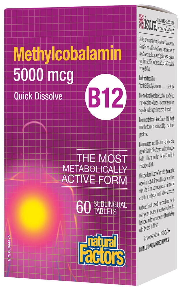 B12 Methylcobalamin 5000 mcg