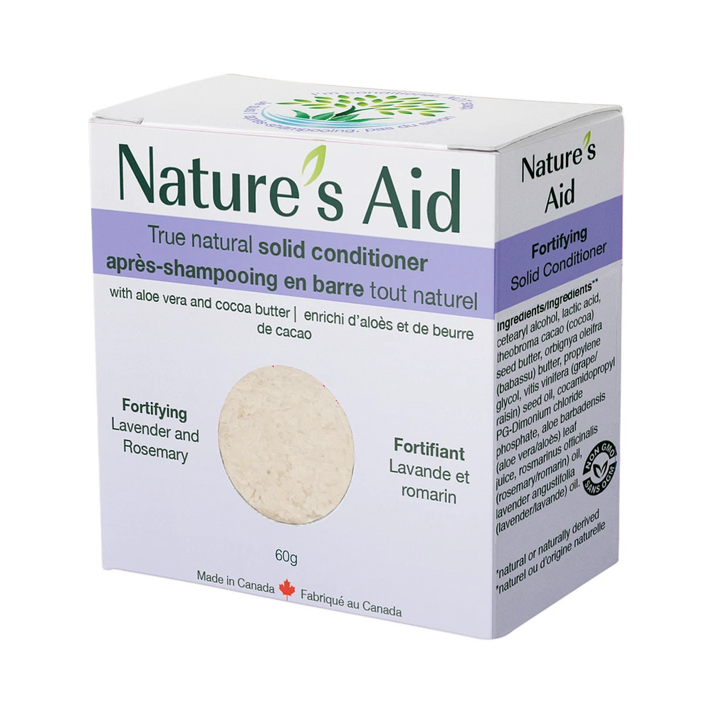 Fortifying Solid Conditioner Bar with Rosemary and Lavender