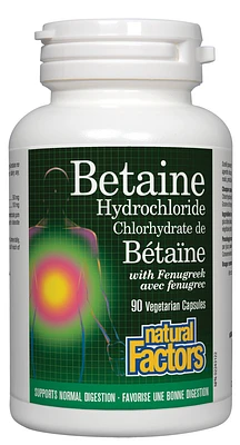 Betaine Hydrochloride with Fenugreek