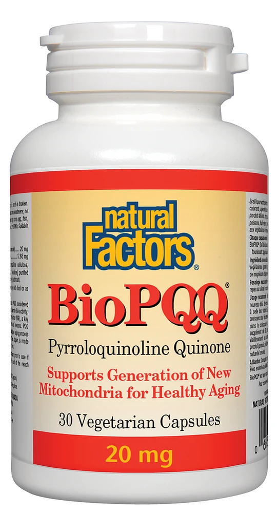 BioPQQ Pyrroloquinoline Quinone 20 mg