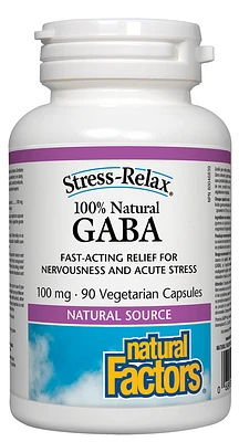 100% Natural GABA 100 mg, Stress-Relax®