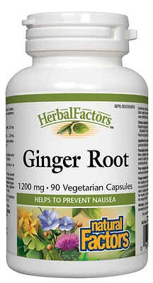 Ginger Root 1200 mg, HerbalFactors®