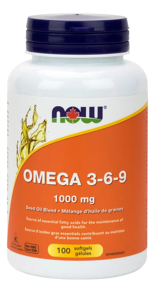 Omega 3-6-9 1000mg Seed Oil Blend
