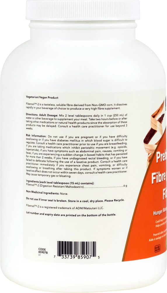 Prebiotic Fibre with Fibersol-2 Powder
