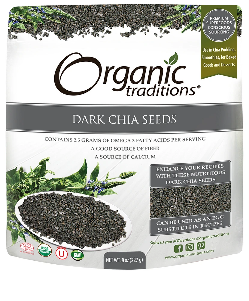 Organic Dark Chia Seeds