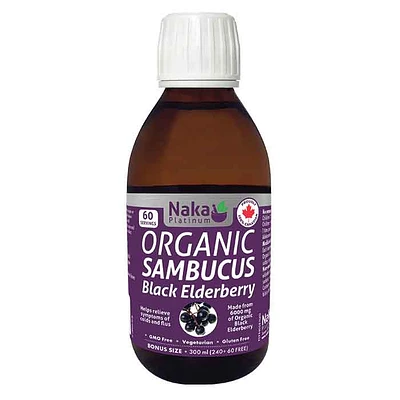 Organic Sambucus Black Elderberry