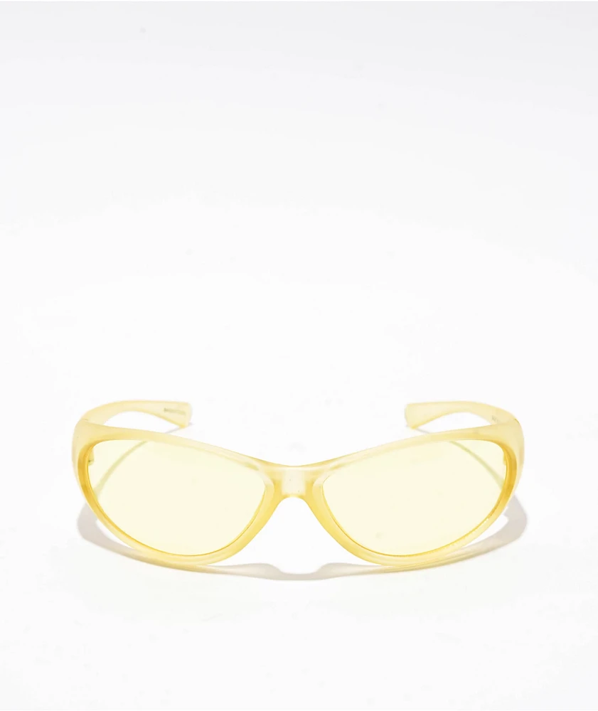 A.LAB Bassface Yellow Speeder Sunglasses