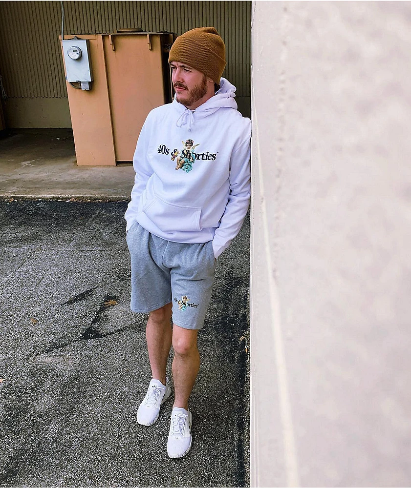 40s & Shorties Angel Grey Sweat Shorts