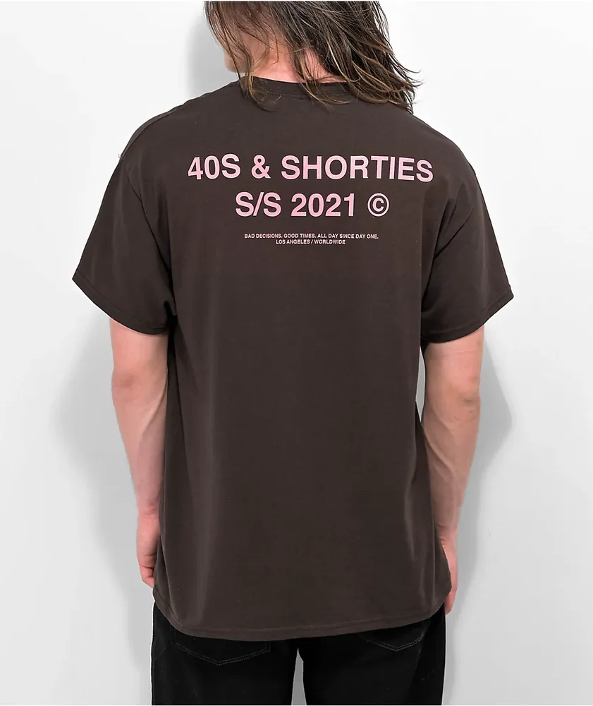 40s & Shorties General Logo Brown T-Shirt