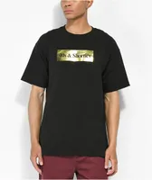 40s & Shorties Gold Box Logo Black T-Shirt