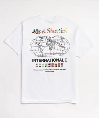 40s & Shorties Internationale White T-Shirt