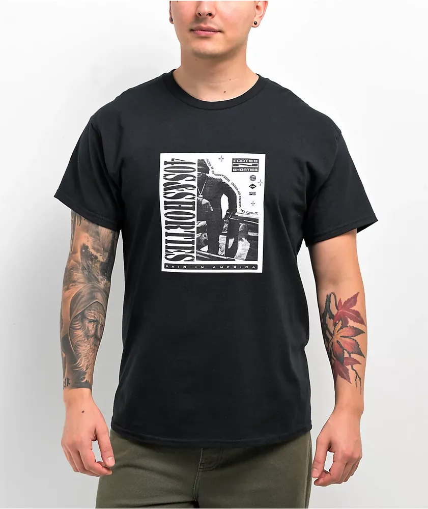 40s & Shorties Takeover Tour Black T-Shirt