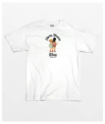40s & Shorties Wanna Thug White T-Shirt
