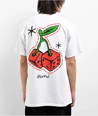 4Hunnid Cherry Dice White T-Shirt