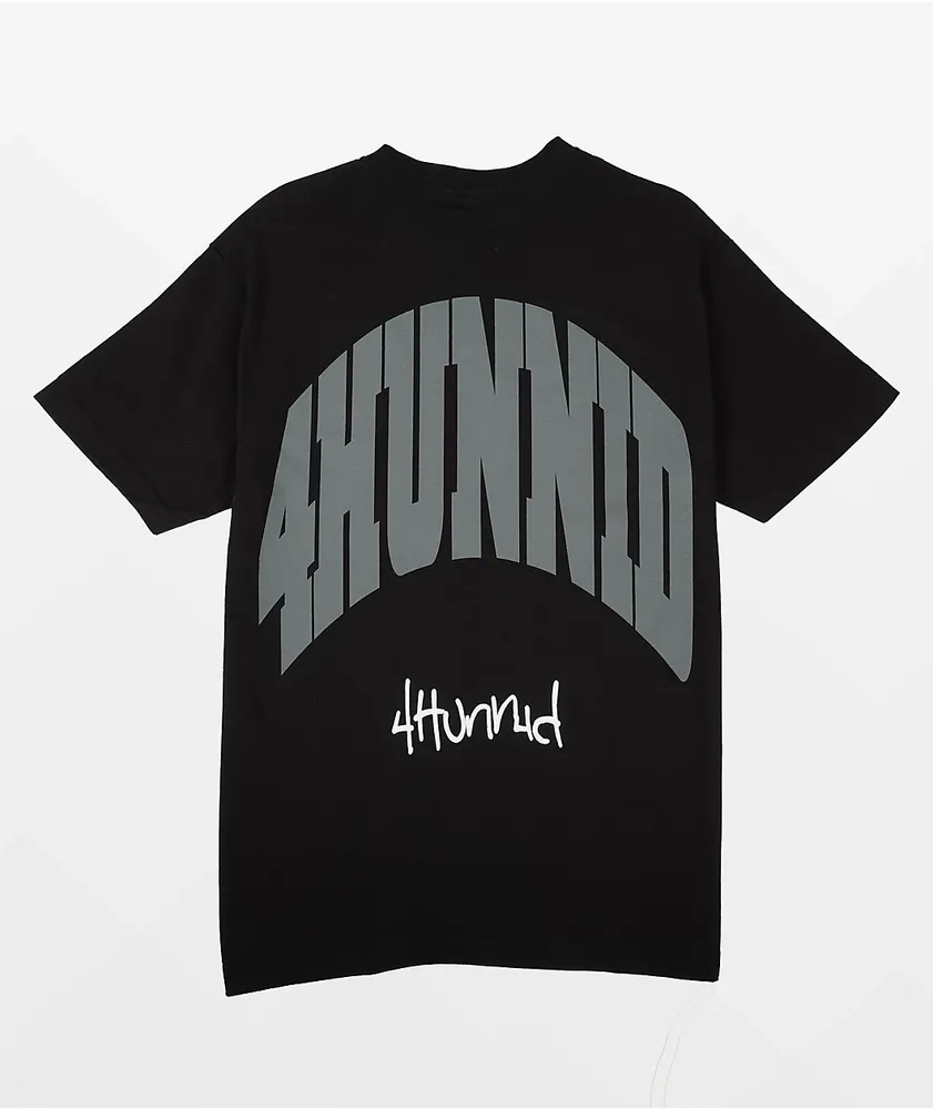 4Hunnid Curve Black T-Shirt
