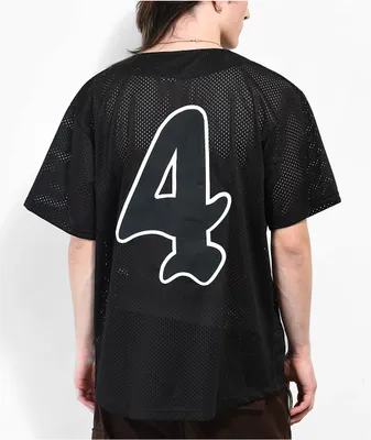 4Hunnid Homerun Black Baseball Jersey