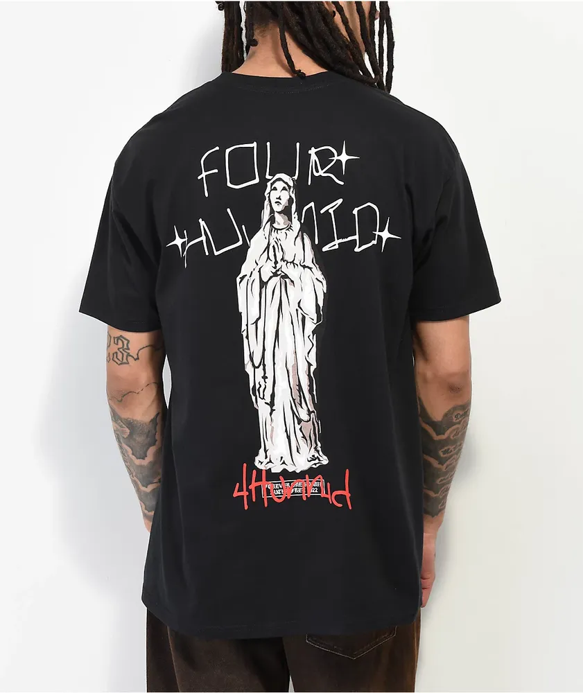 4Hunnid Maria Black T-Shirt