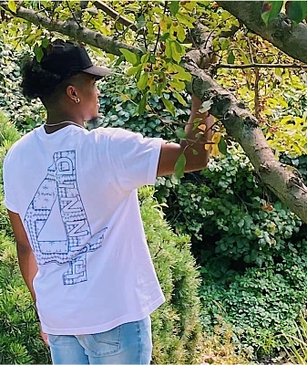 4Hunnid Paisley White T-Shirt