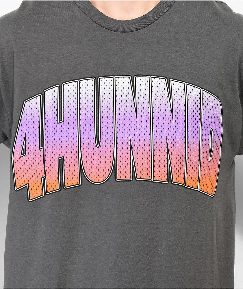 4Hunnid Varsity Carbon Grey T-Shirt