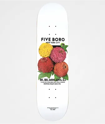 5Boro Multi Flower 7.75" Skateboard Deck