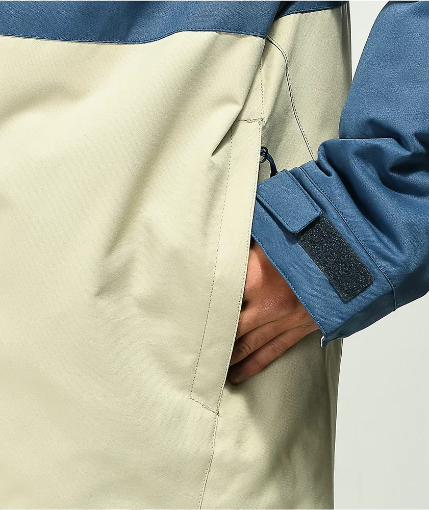 686 Foundation Navy & Beige 10k Snowboard Jacket