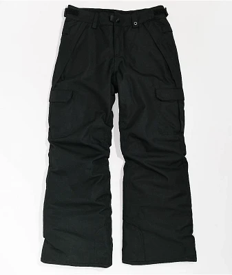 686 Kids' Infinity Black 10K Cargo Snow Pants