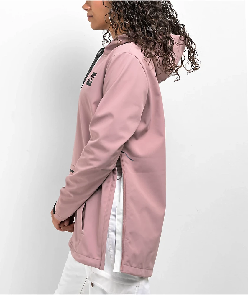 686 Tech Hoodie Mauve 10K Snowboard Jacket