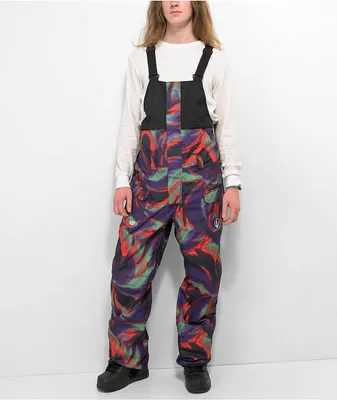 686 x Grateful Dead Frontier Tie Dye 10K Snowboard Bib Pants