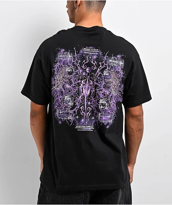 8THWNDR Cyberheaven V3 Black T-Shirt