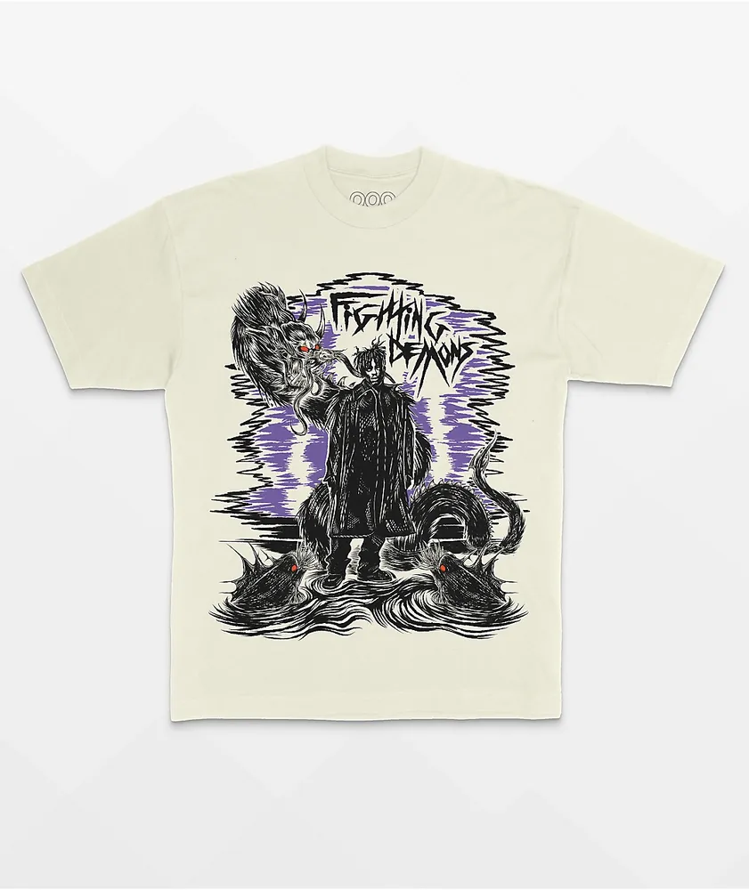 999 Club By Juice WRLD Demon Serpent White T-Shirt