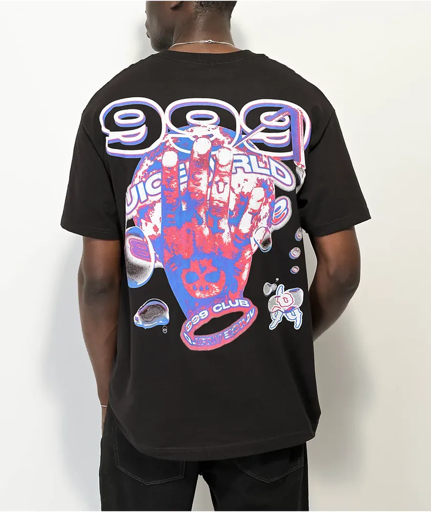 999 Club by Juice WRLD Hands Black T-Shirt