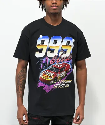 999 Club by Juice WRLD Racing Club Black T-Shirt