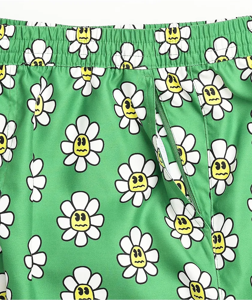 A-Lab Bum Daisy & Green Board Shorts