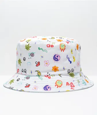 A-Lab Sketchbook White Bucket Hat