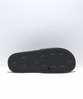 A Lost Cause Cheers Black Slide Sandals