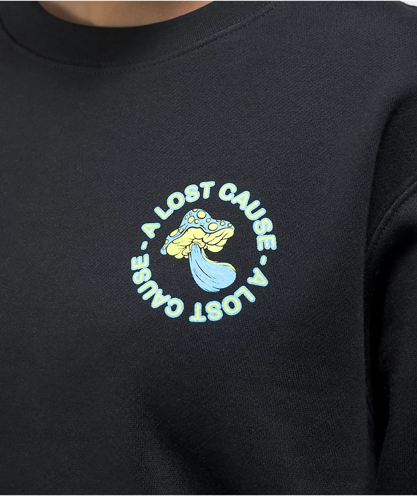 A Lost Cause Don't Trip Black Crewneck Sweatshirt