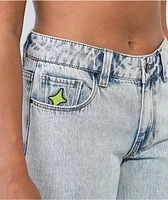 A.LAB Ashlee Extra Baggy Blue Wash Denim Jeans