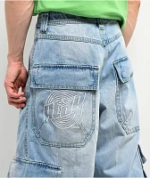 A.LAB Rave Light Blue Cargo Jeans