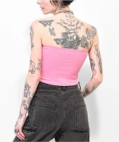 A.LAB Rayne Angel Heart Pink Tube Top