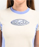 A.LAB Rocket Birch & Jacaranda Crop T-Shirt