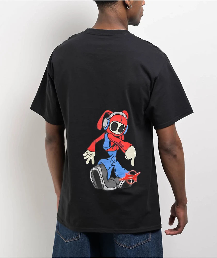 A.LAB Tech Head Black T-Shirt