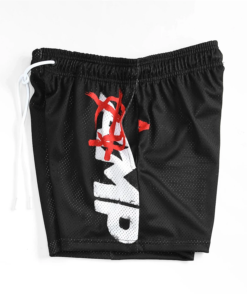 AMP Anarchy Black Mesh Shorts
