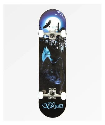 ATM Lone Wolf 8.0" Skateboard Complete