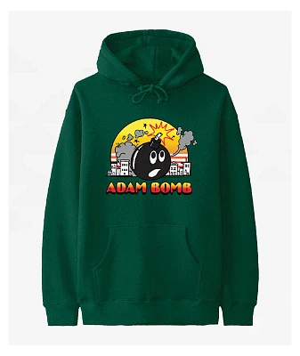 Adam Bomb City Green Hoodie