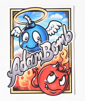 Adam Bomb Decisions Sticker