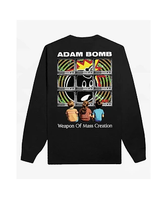 Adam Bomb Mass Creation Black Long Sleeve T-Shirt