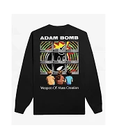 Adam Bomb Mass Creation Black Long Sleeve T-Shirt