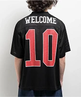 Adventure Time x Welcome Black Mesh Football Jersey