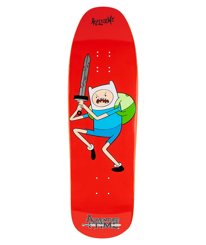Adventure Time x Welcome Finn 9.6" Skateboard Deck