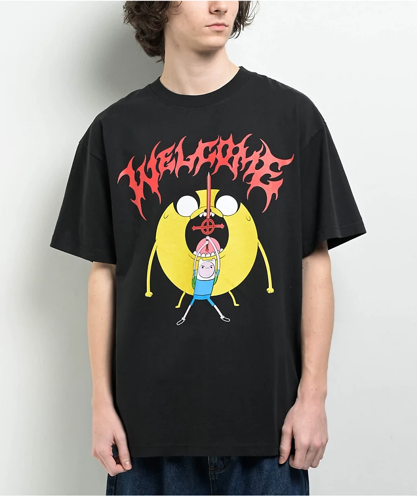Adventure Time x Welcome Reality Black T-Shirt